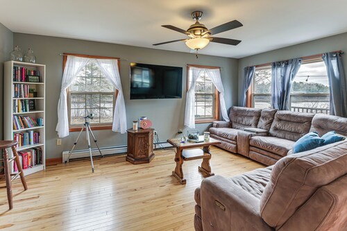 9-acre Riverfront Home in Milbridge w/ Deck & Yard