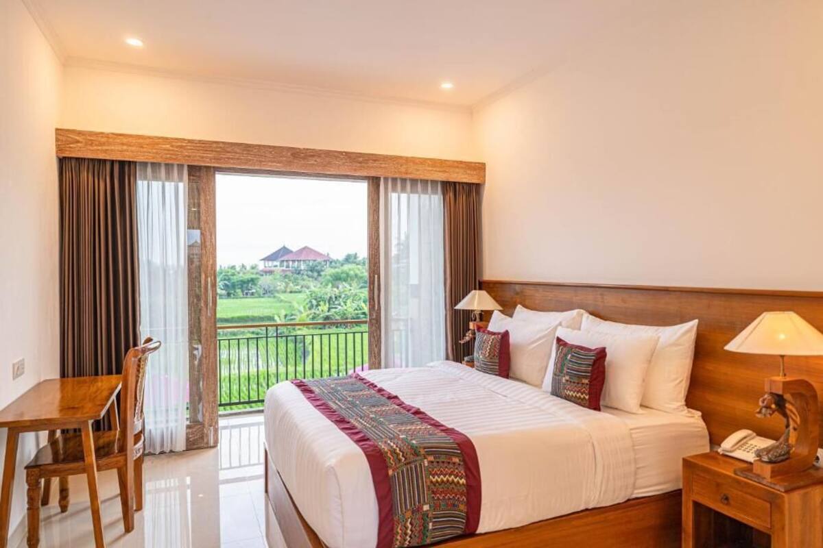 Deluxe-dobbeltværelse - balkon - udsigt til have