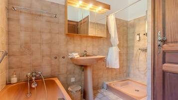 Shower, hair dryer