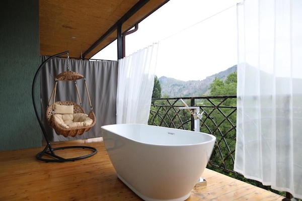 Luxury Double Room, Balcony, Mountain View | Property grounds
