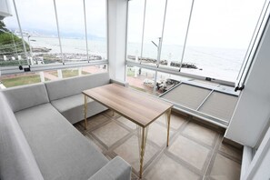 华丽客房, 阳台, 海景