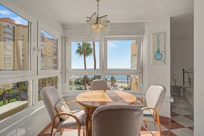 Dining - Apartment 'Beach Front Home A125' with Sea View, Wi-Fi and Air Conditioning (Torrox Costa)