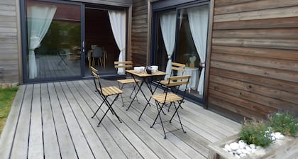 Chalet 'Le Ch'ti Lecelles' with Private Terrace and Private Garden