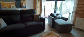 Chalet 'Le Ch'ti Lecelles' con Terraza Privada y Jardín Privado