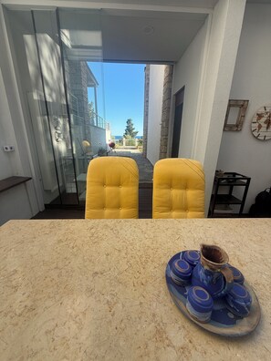 Property grounds - 3-bedroom villa in beautiful Possidi with spectacular sea view steps from beach (Possidi)
