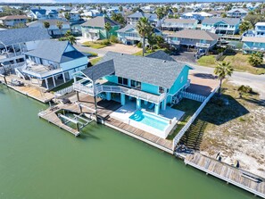 Exterior - Cozy Canal Casita with Coastal Vibes & Water Views (Rockport)