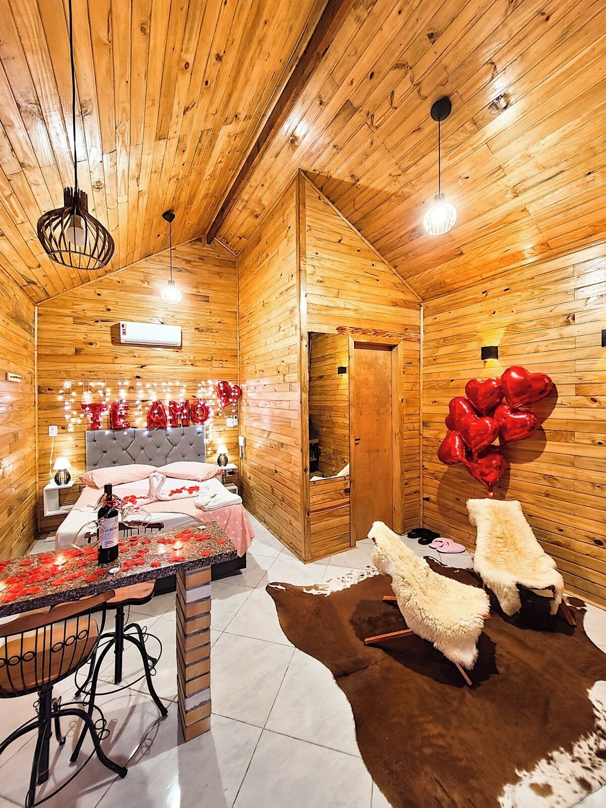 Cabana luxo, varanda coberta | Spa