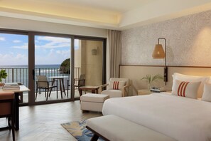 Premium Room, 1 King Bed, Balcony, Ocean View | Frette Italian sheets, premium bedding, Select Comfort beds - InterContinental Grenada La Sagesse By IHG (St. David)