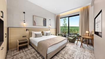 Hochwertige Bettwaren, Tempur-Pedic-Betten, Minibar, Zimmersafe