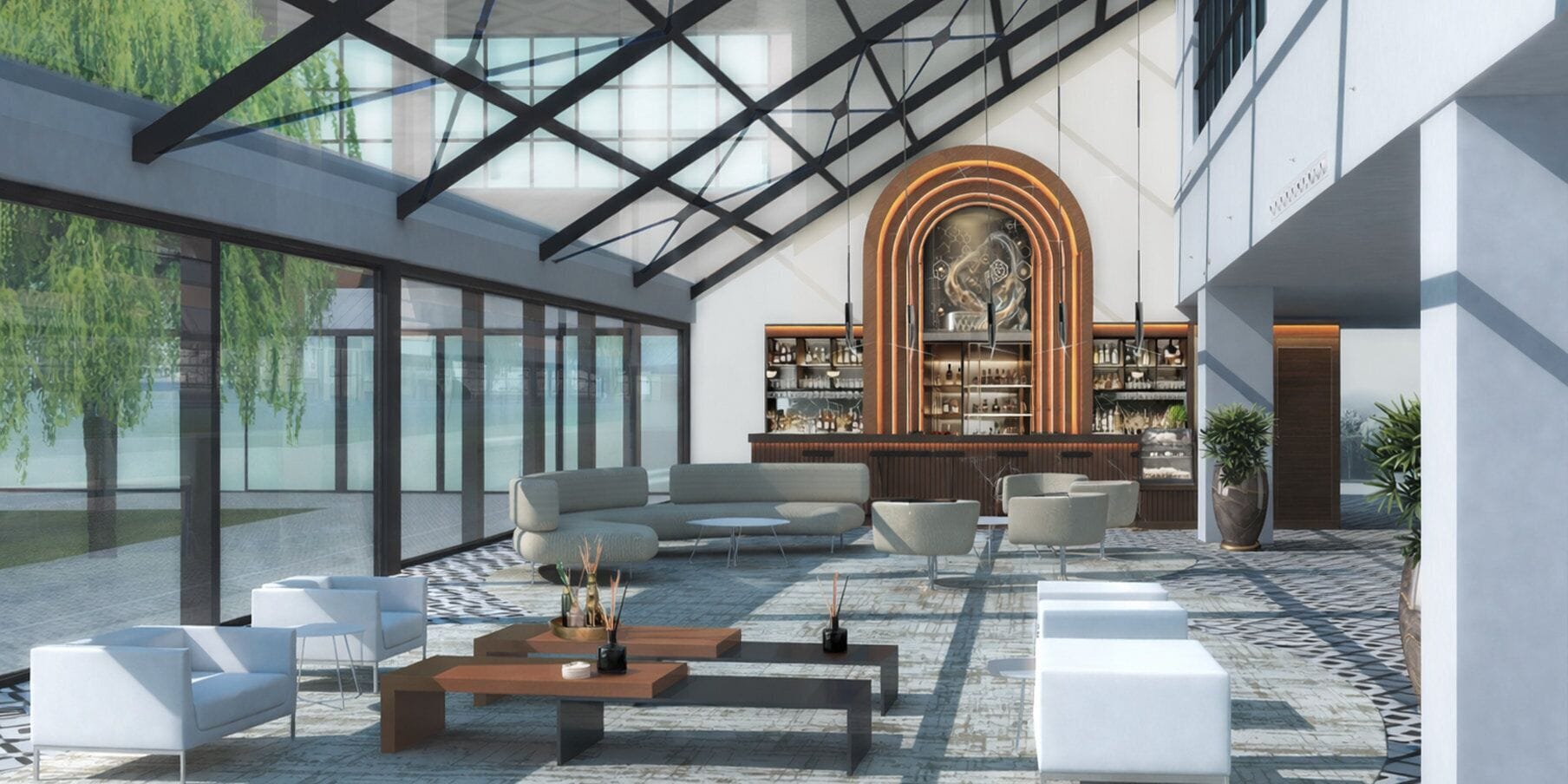 Lobby lounge