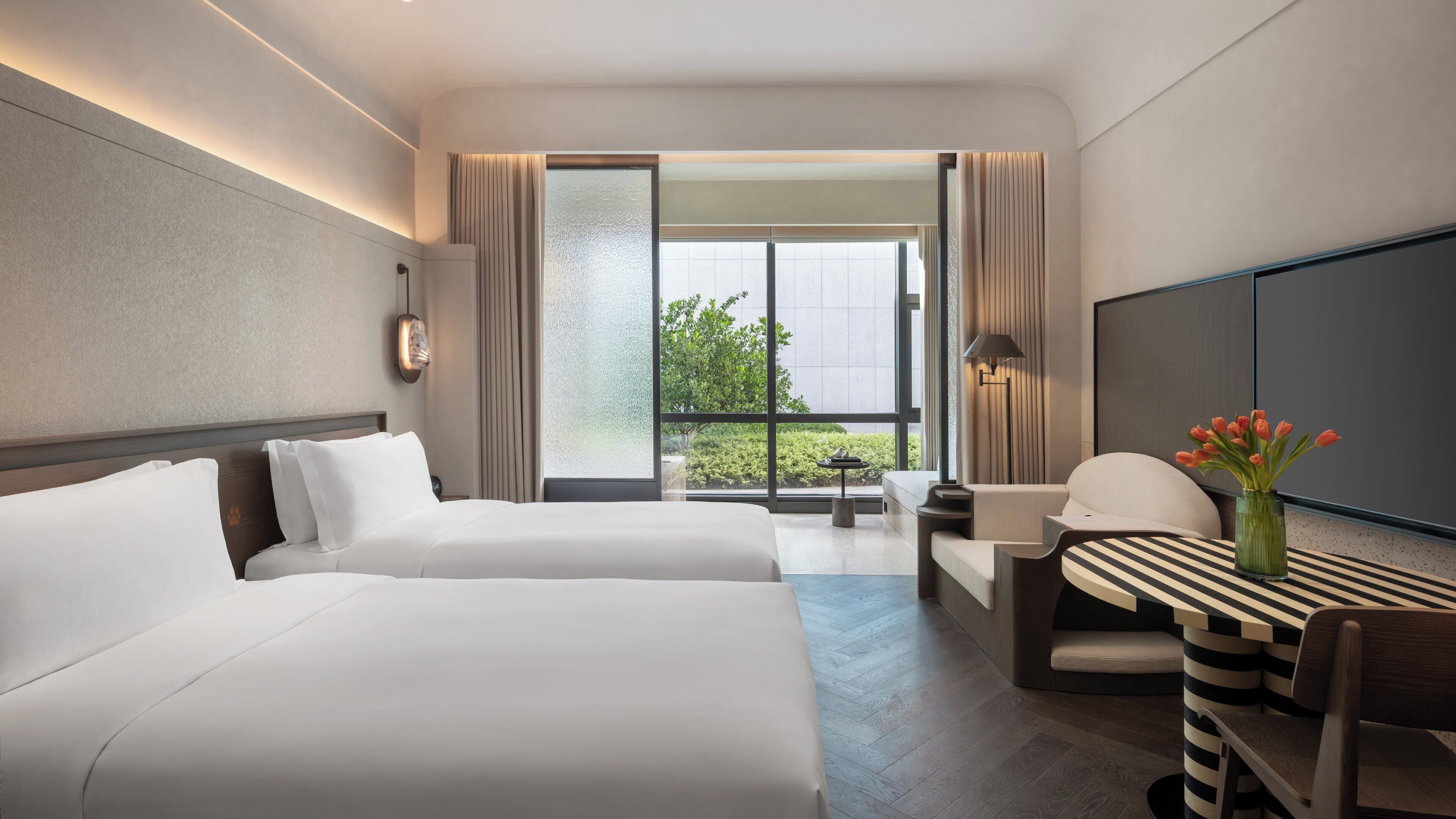 Quarto premium, 2 camas de solteiro (Pet Friendly)