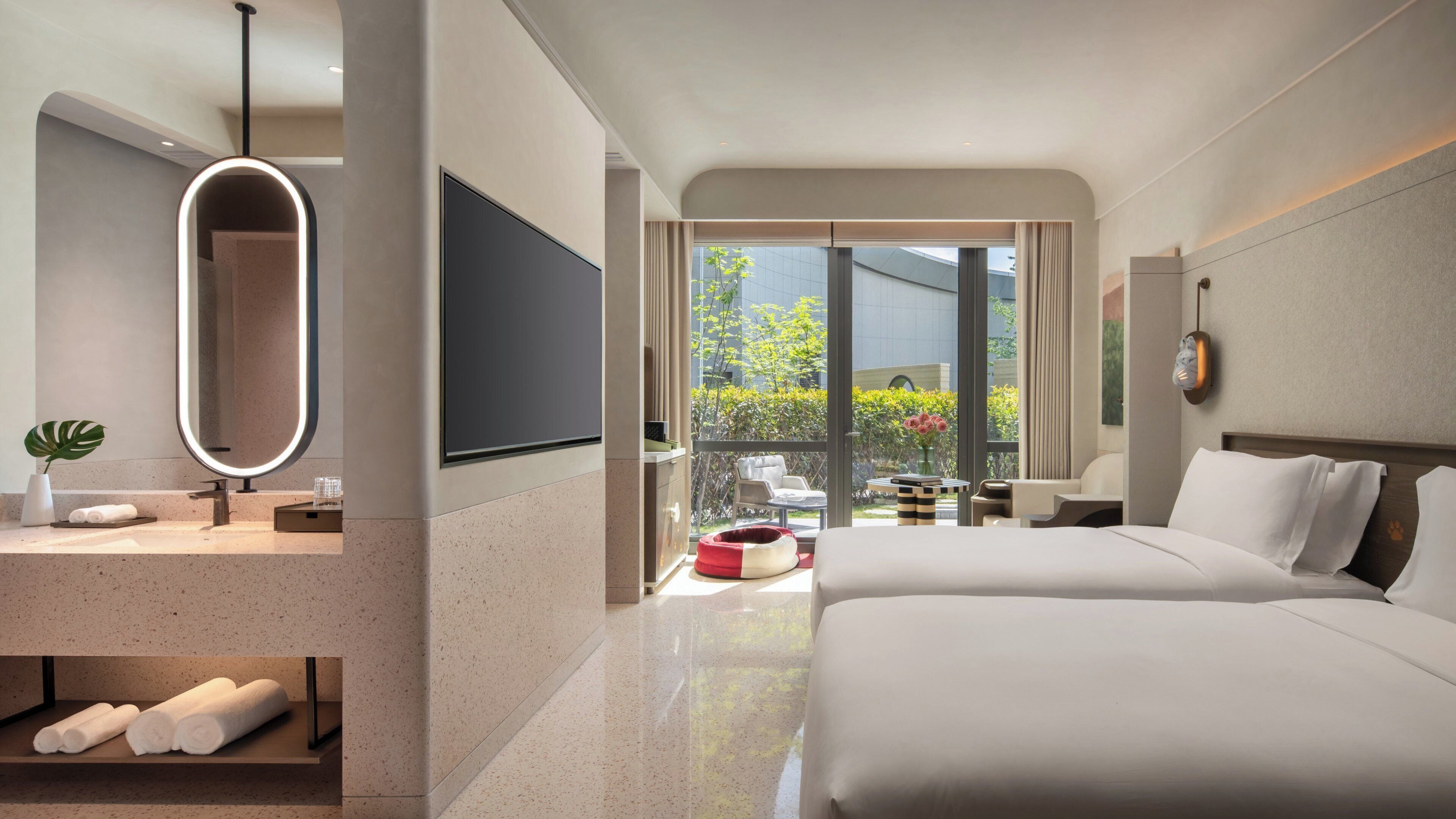 Phòng Premium, 2 giường đơn (Pet Friendly)