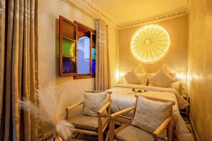 3 bedrooms, iron/ironing board, WiFi, bed sheets - Charming 3-bedroom riad in delightful Marrakech (Marrakech)