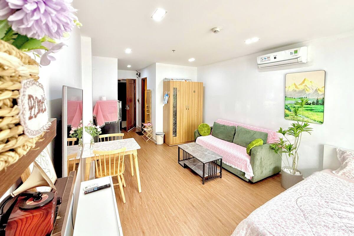Căn hộ, 1 giường cỡ queen | Bàn, truy cập Internet không dây miễn phí