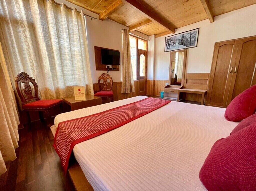 Family Double Room, 2 Double Beds, Mountain View