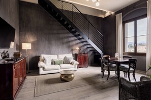 Living area - Libertà Heritage Residence by MMega (Florence)