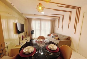 Căn hộ tiện nghi đơn giản | Khu phòng khách