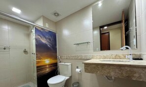 Comfort Apartment, Sea View | Bathroom - Mardisa Flat - Miramar Hospedagens  (João Pessoa)