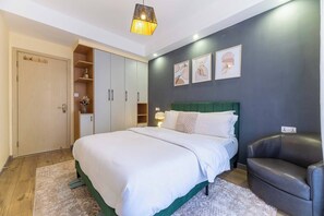 Apartment, 1 Bedroom, Accessible, Balcony | 1 bedroom - Atelier Luxe Home, Charming Modern Styled 1bedroom in Kileleshwa (Nairobi)