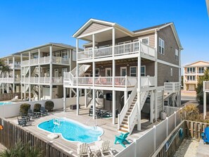 Exterior - Second Row - Private Pools & Ocean Views by Williamson Realty (Ocean Isle Beach)
