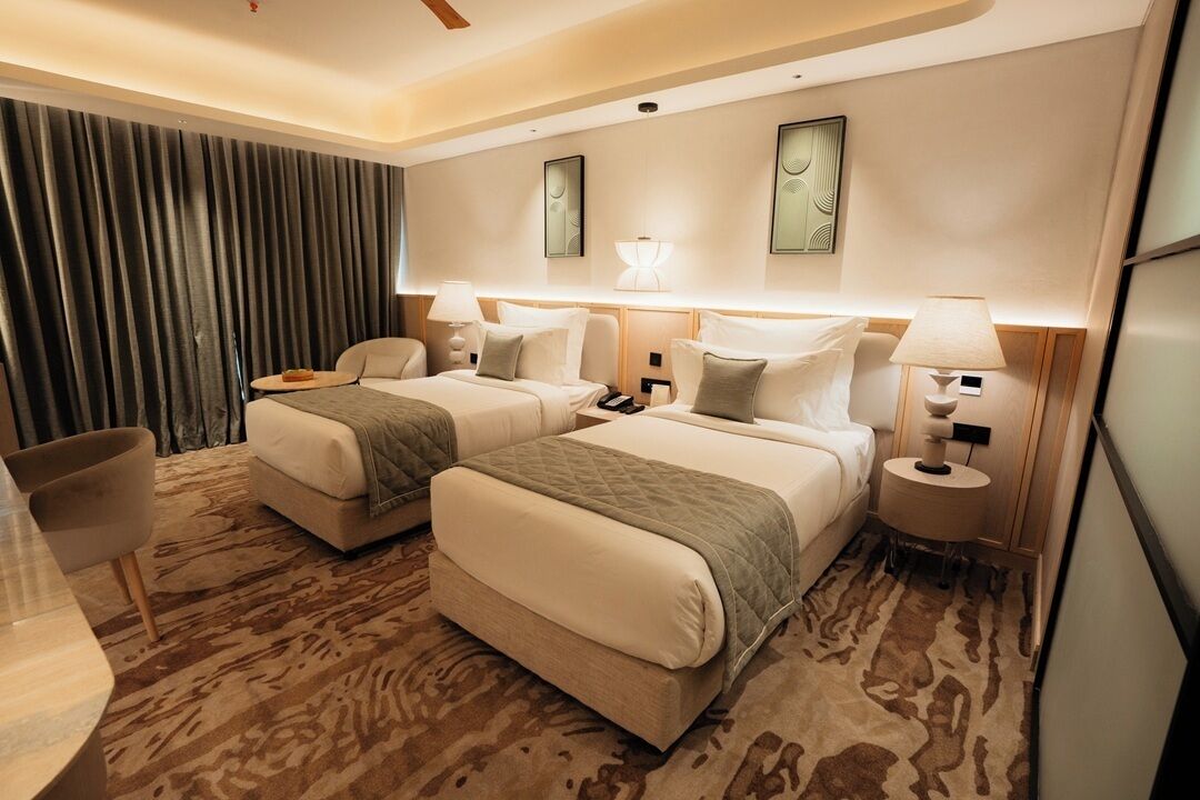 Phòng 2 giường đơn Superior, quang cảnh thành phố