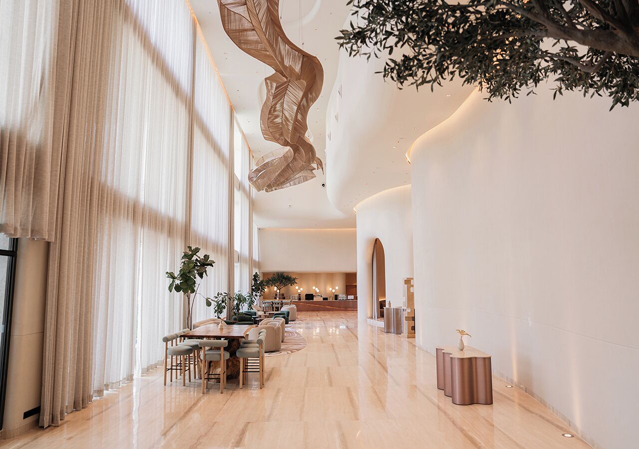 Sala de estar en el lobby