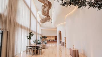 Sala de estar en el lobby