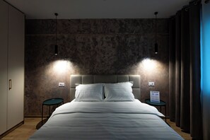 1 slaapkamer, een strijkplank/strijkijzer, gratis wifi