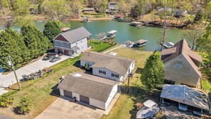 Exterior - Lakefront Retreat w/ Boat Dock, Hot Tub & Large Game Room!  Sleeps 10 (Denver)