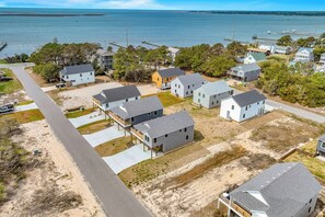 Exterior - New, dog-friendly 3BR with deck & sound view (Kill Devil Hills)