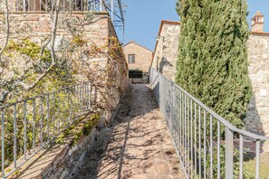 Property grounds - Family Breeze-Palazzo Monaci, views and pool in the Tuscan hills (Toscana)