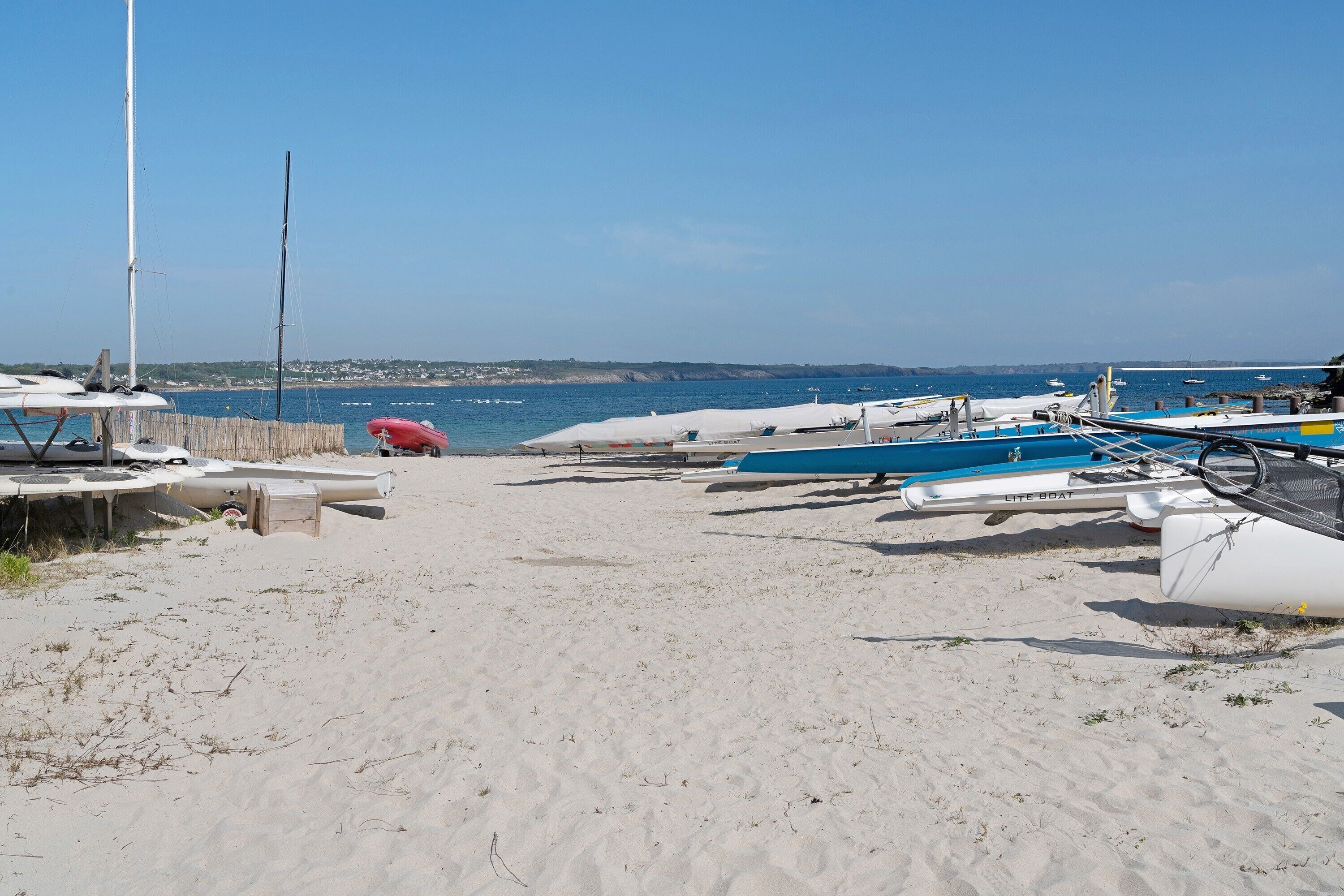 Accommodatie ligt op het strand