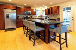 Private kitchen - Lakefront Oasis in the Pocono Mountains with Hot Tub + Views (Long Pond)