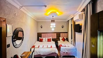 Minibar, desk, soundproofing, iron/ironing board