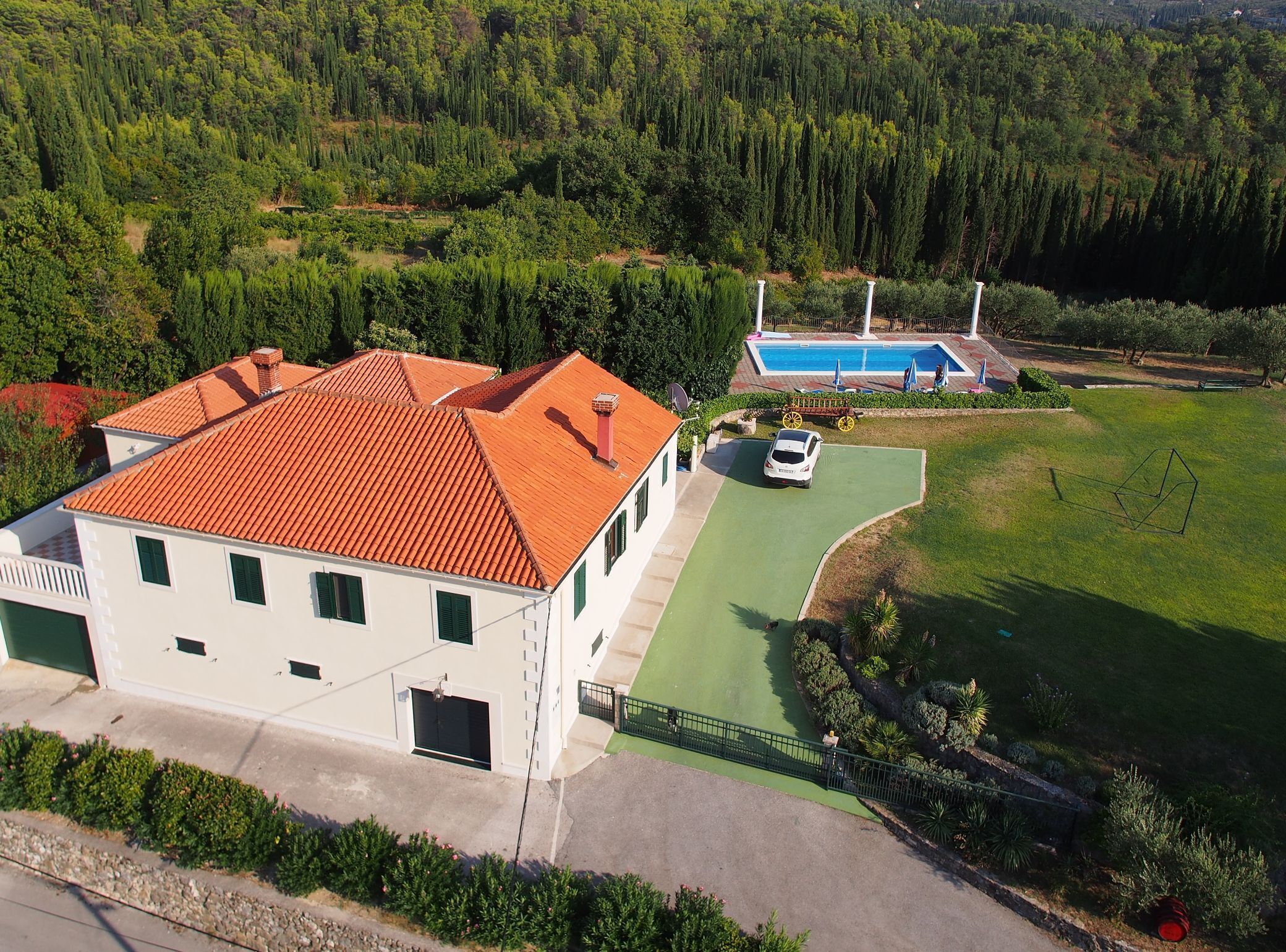 Villa (Three bedroom Villa with pool) | Udendørsområde