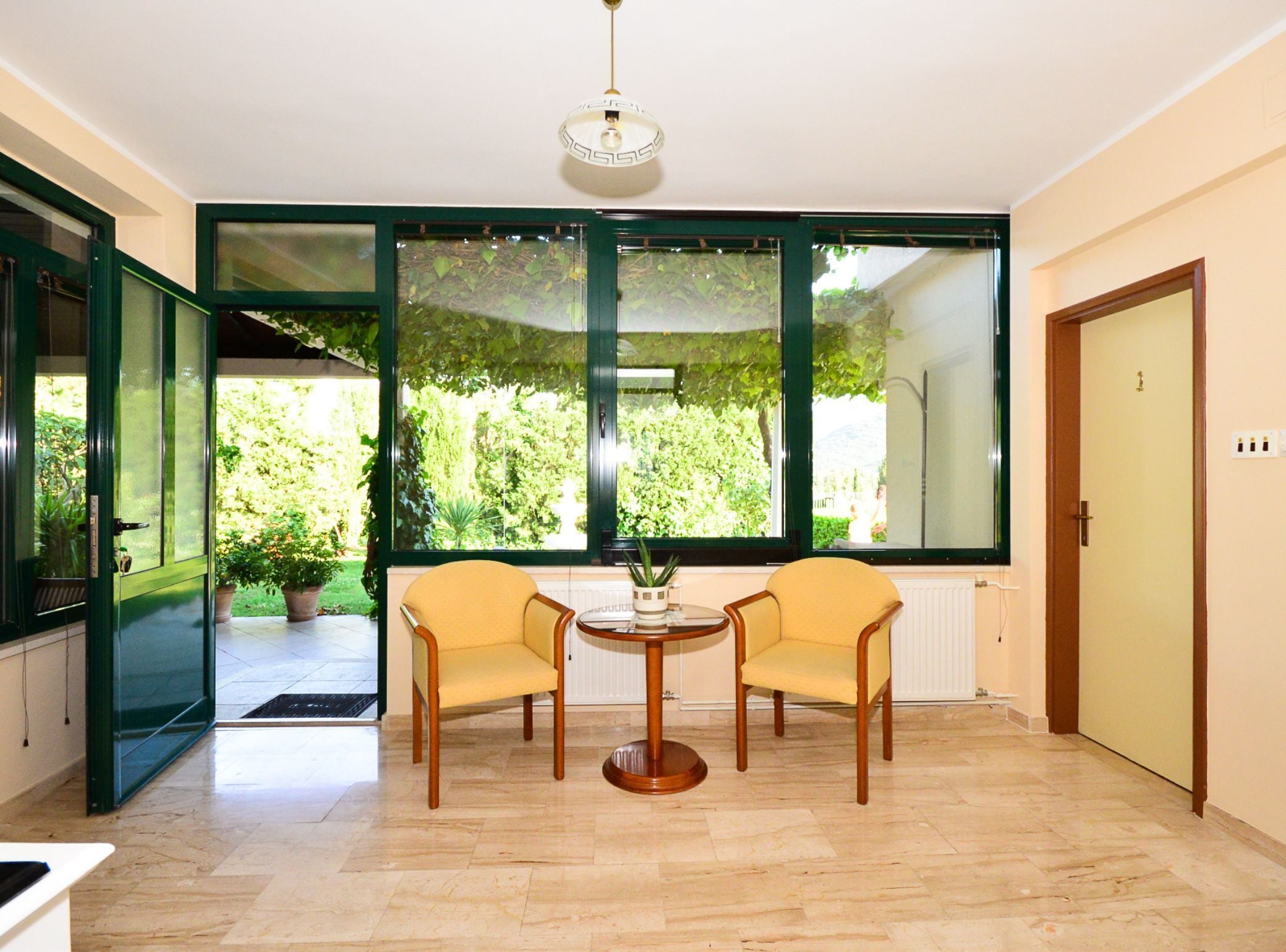 Villa (Three bedroom Villa with pool) | Living room | 32-inch flat-screen TV with satellite channels