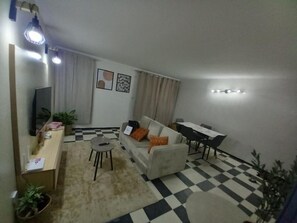 Living area - Apartment T2 zone 4 - Biétry (Abidjan)