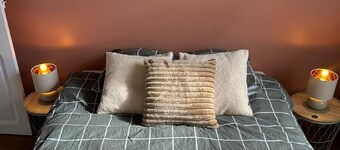 Intimate duplex apartment in village center