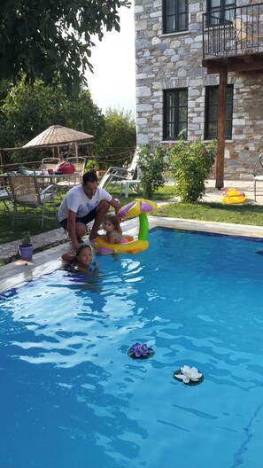 Pool - Adorable 2 bedrooms villa with swimmingpool AC in peaceful Kirazlı Kusadasi Efes (Kirazlı)