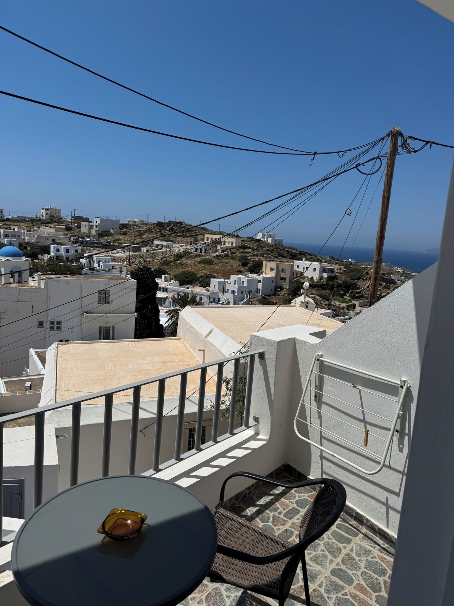 Habitación estándar doble, balcón, vistas al puerto | Terraza o patio