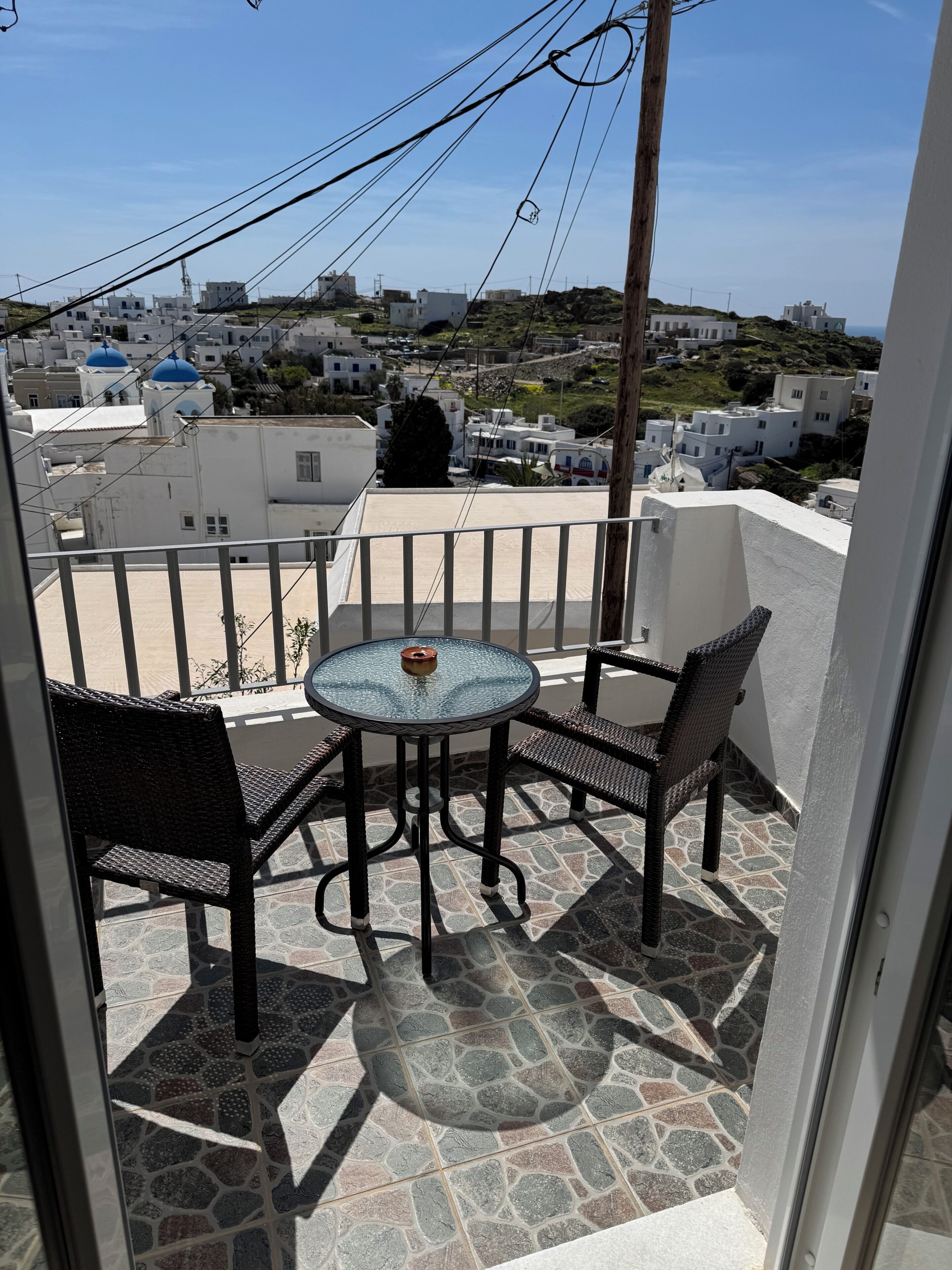 Standard Double Room, Balcony, Harbor View | Outdoor dining