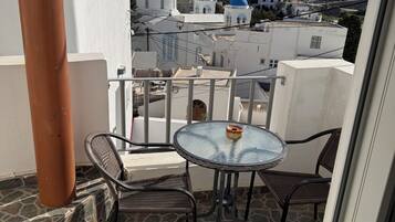 Deluxe Double Room, Balcony, Harbor View | Outdoor dining
