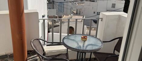 Deluxe Double Room, Balcony, Harbor View | Outdoor dining