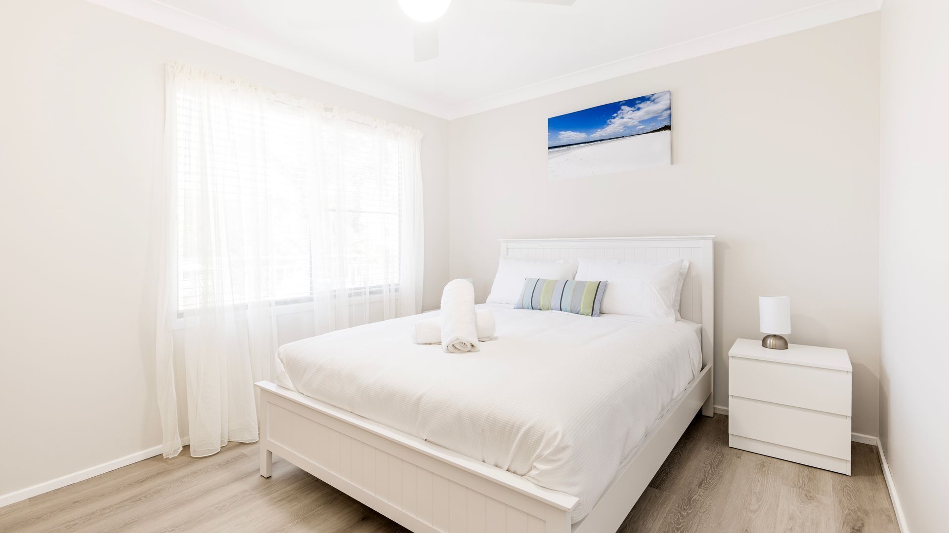 Iron/ironing board, travel cot, free WiFi, bed sheets