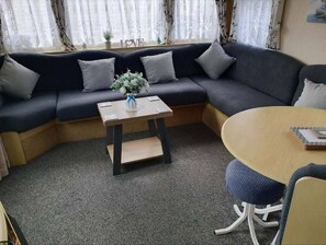 Living area - Sealands Caravan Site Ingolmells Sleeps 8 (Skegness)