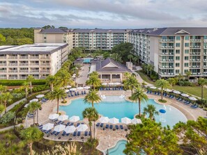 Pool - Condo in Ocean Oak Resort, Hilton Grand Vacations (Hilton Head Island)