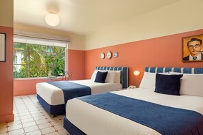 Room - 2 Queen | Hotel Trouvail | Beach Block, Heated Pool, Boutique Secret | 2 Units (Miami Beach)