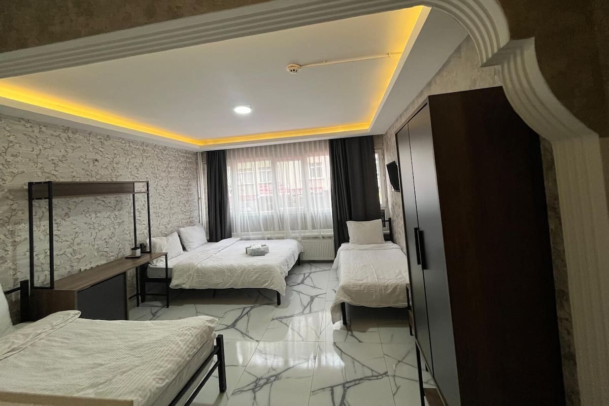 Phòng dành cho gia đình, quang cảnh thành phố