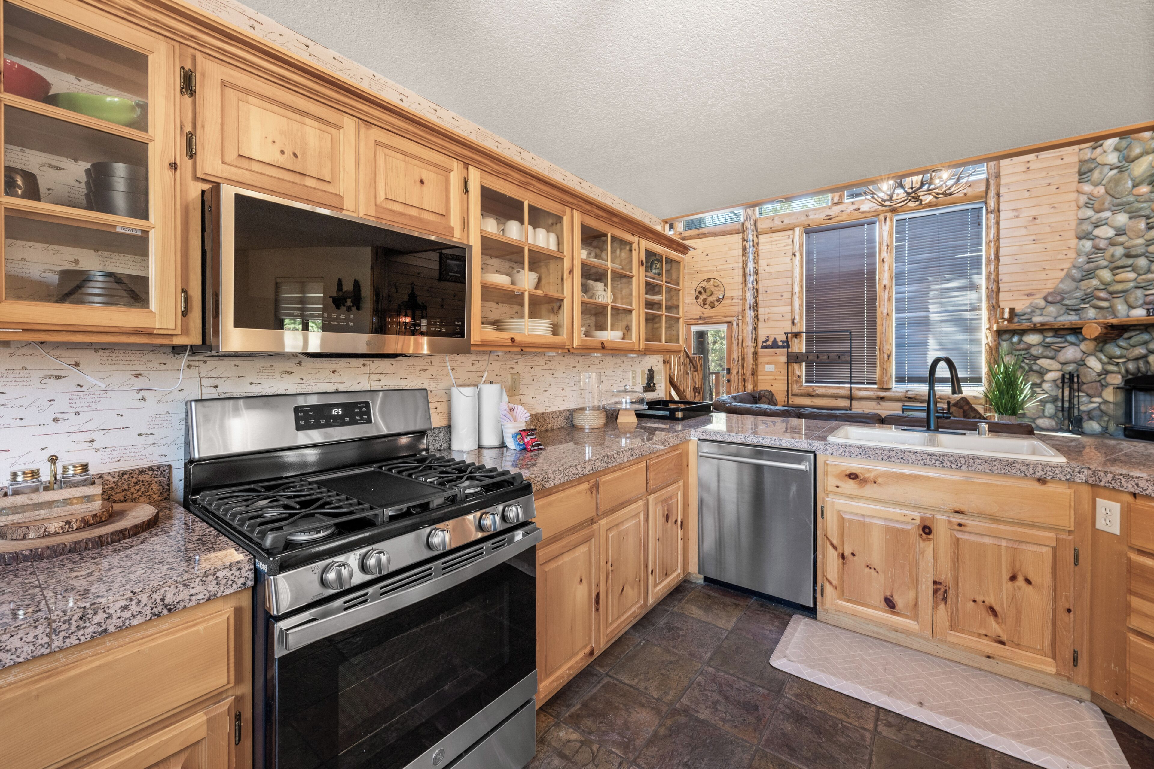 Cabana básico, vista para a montanha | Cozinha privada