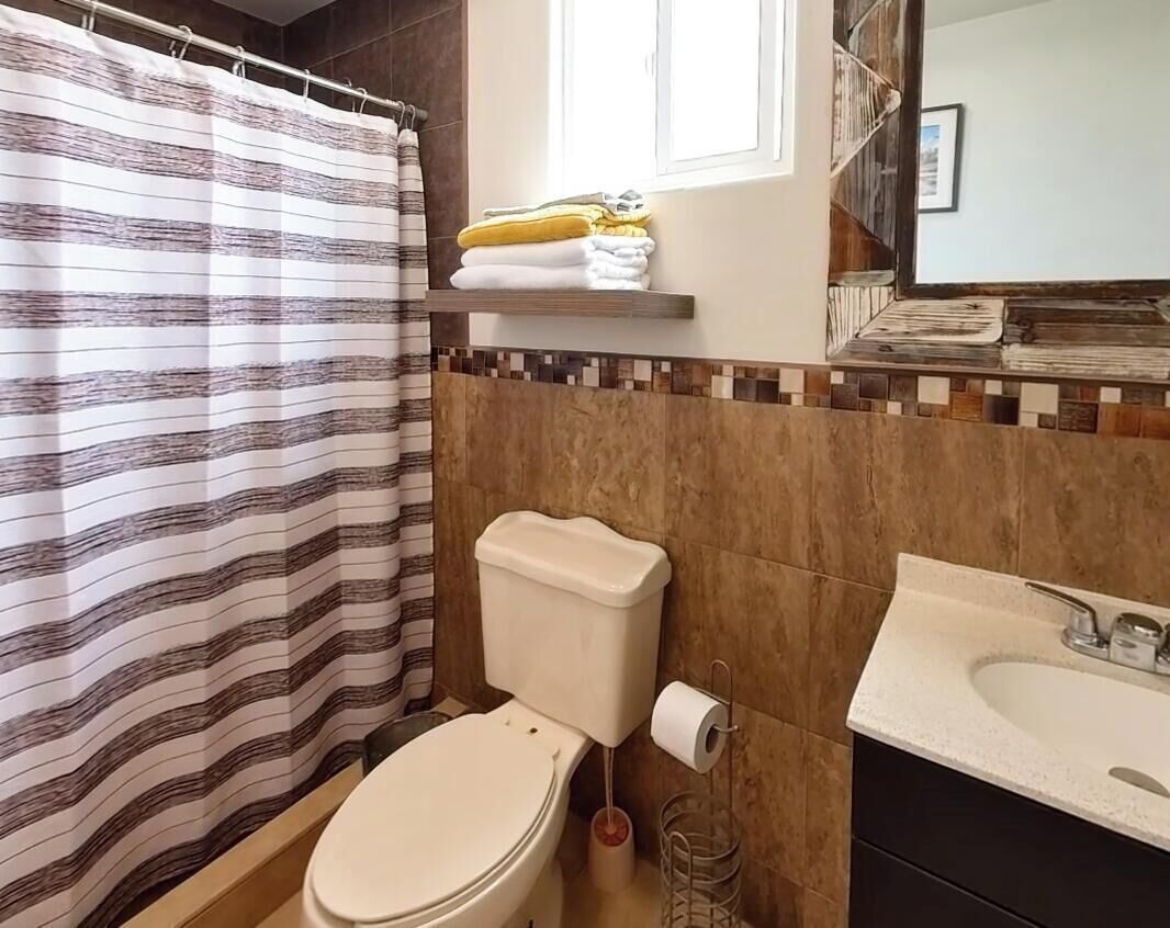 Baita familiare, vista giardino | Bagno